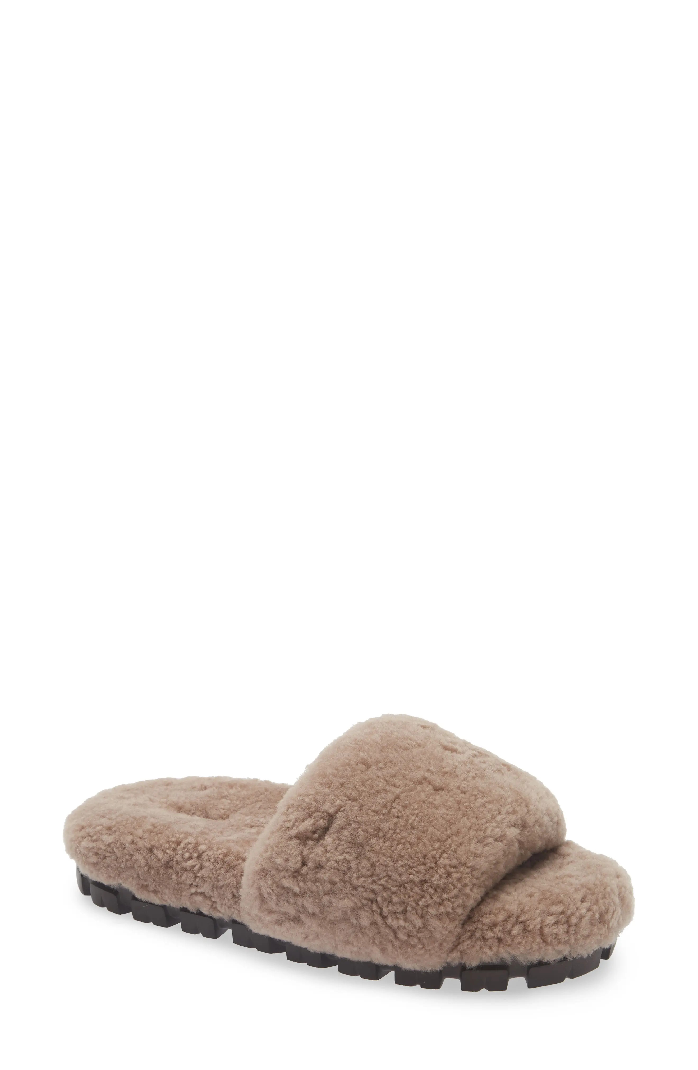 Cozetta Curly Genuine Shearling Slide Slipper (Women) | Nordstrom | Nordstrom