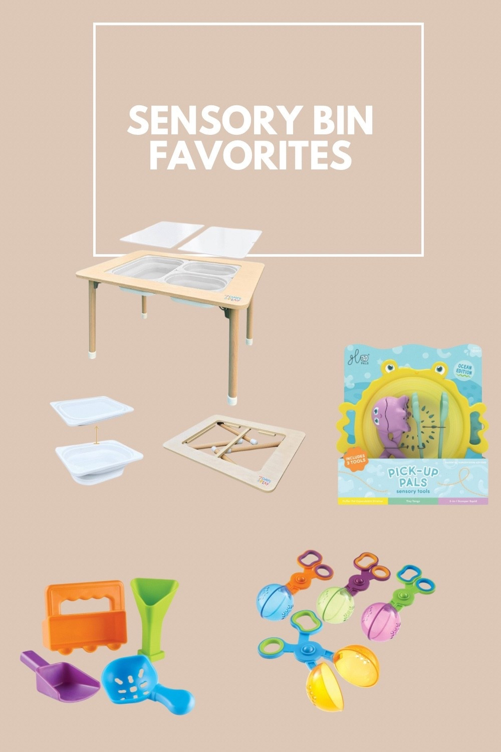 Sensory table and sensory bins are so in and for good reason. These keep my kids occupied for hours on end. I’m talking my two-year-old and four-year-old entertained for at least an hour every time. These are our favorites and go to tools for every sensory bin. 

The table is a game changer because it folds up for storage, but honestly, it just stays out all the time anyways!

#LTKFamily #LTKKids