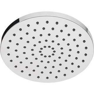 Glacier Bay 1-Spray 8 in. Single Wall Mount Fixed Rain Shower Head in Chrome-3073-141-WS1 - The H... | The Home Depot