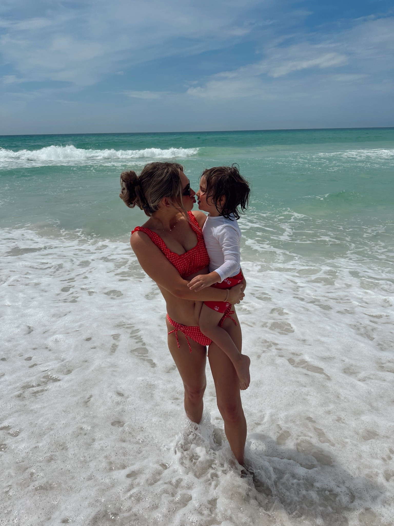 Love this swimsuit from target 
M top 
S bottoms 

#LTKSwim #LTKKids #LTKmomlife