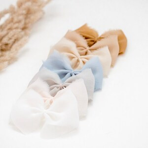 Exclusive Hand Dyed Chiffon Baby Bow Chiffon Bow Headbnd - Etsy | Etsy (US)