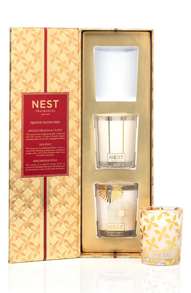 NEST Fragrances Festive Votive Candle Trio (Limited Edition) | Nordstrom | Nordstrom