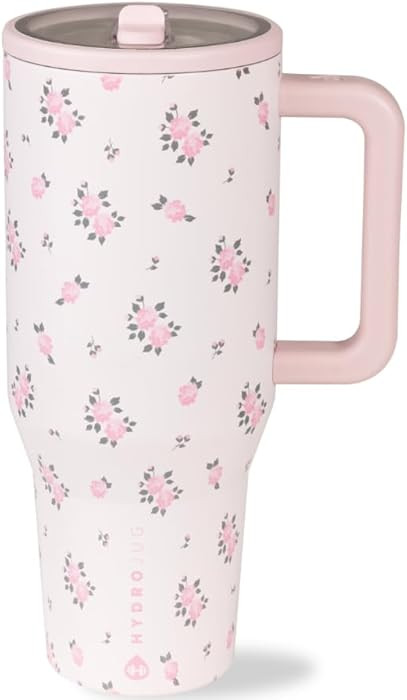 HydroJug Traveler - 32 oz Water Bottle with Handle & Flip Straw - Fits in Cup Holder, Leak Resist... | Amazon (US)