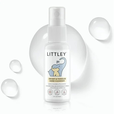Littley Hand Cleanser, Hypochlorous Acid, Gentle, Alcohol-Free, 2oz Spray | Walmart (US)