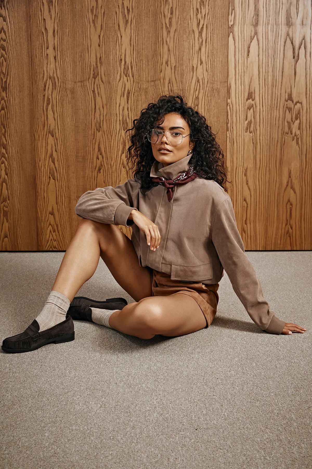 Suede Look Bomber Jacket | Boohoo.com (UK & IE)