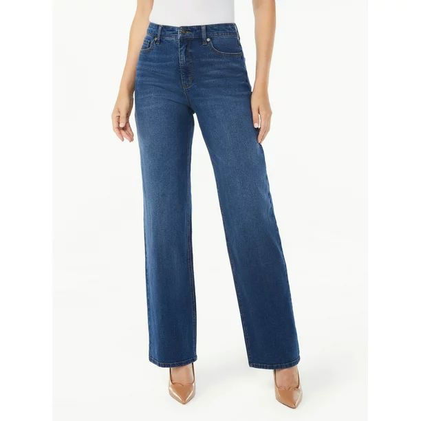Sofia Jeans by Sofia Vergara Women's Diana Super High Rise Palazzo Jeans - Walmart.com | Walmart (US)