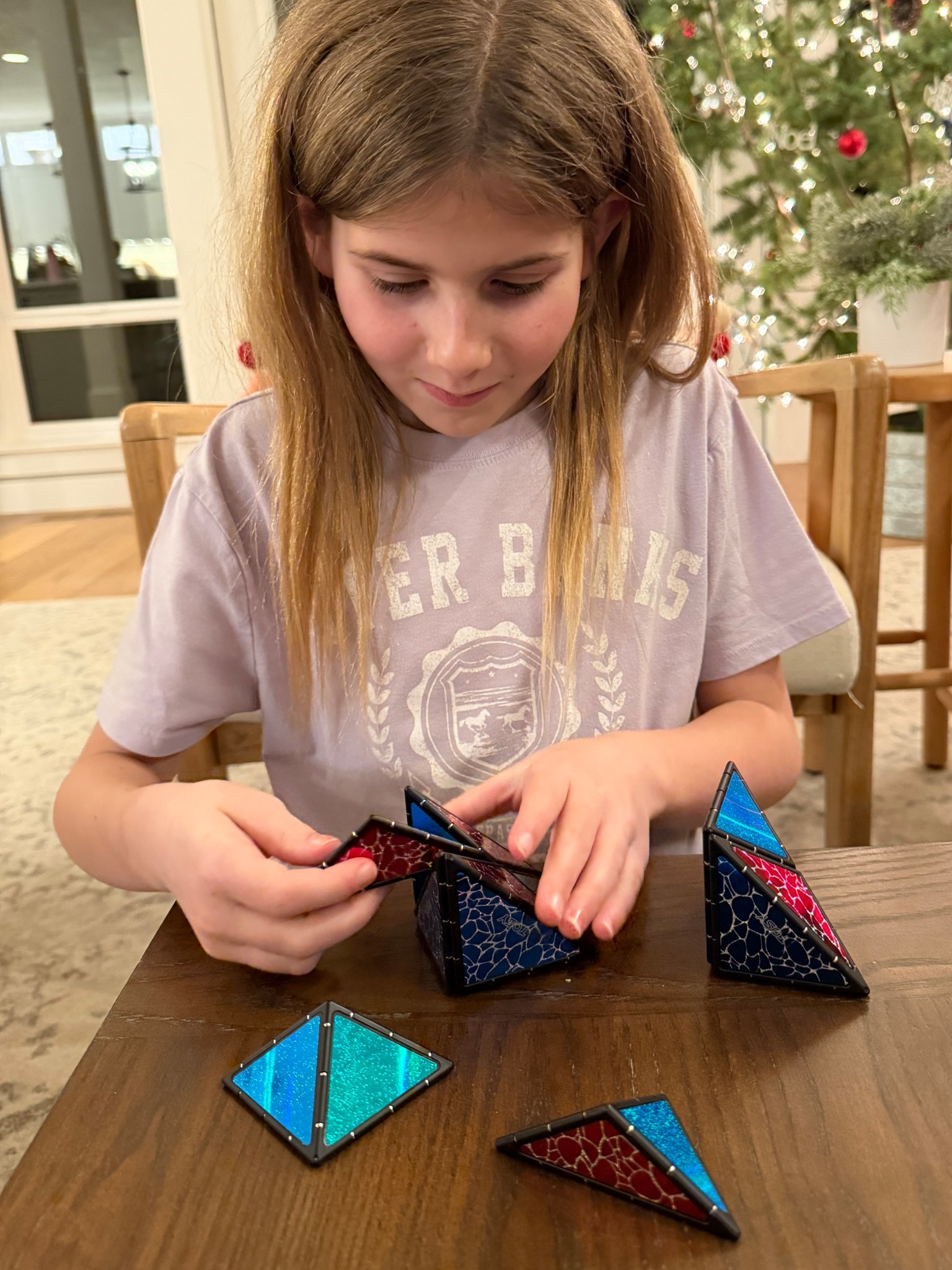 My 8 year old loves this Christmas present! It comes with triangle magnets that can make up to 1 billion shapes. 

#LTKGiftGuide #LTKKids #LTKFindsUnder50