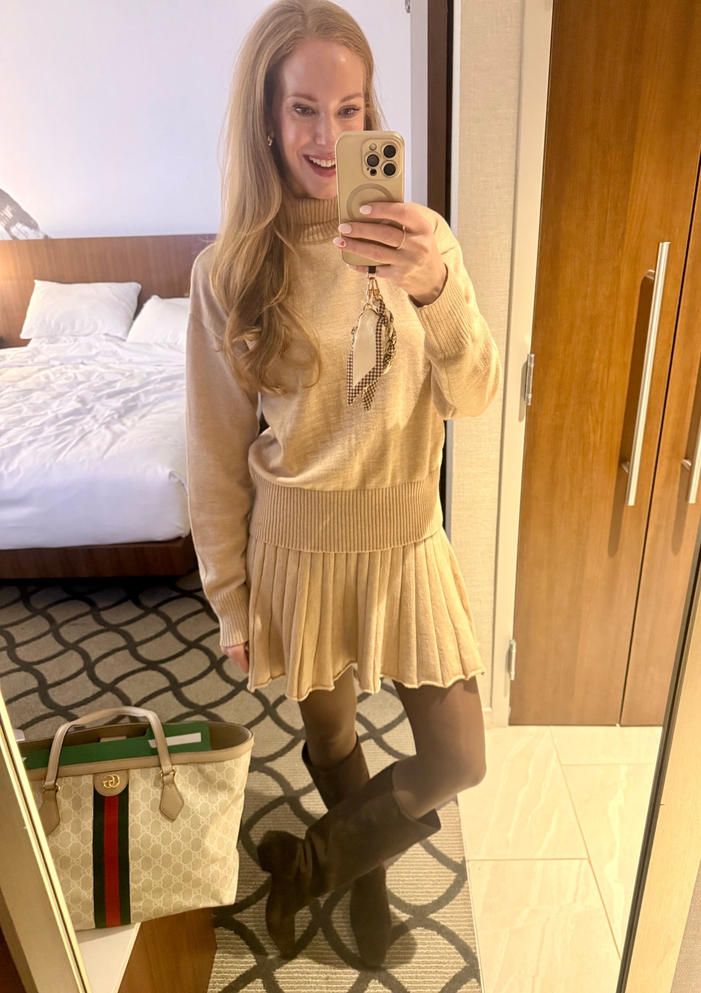 I cannot believe how soft and cute this pleated skirt and sweater set is from Amazon! The easiest work look and the pieces can be worn separately too! 
I’m in a size M 

#LTKWorkwear #LTKootd #LTKTall