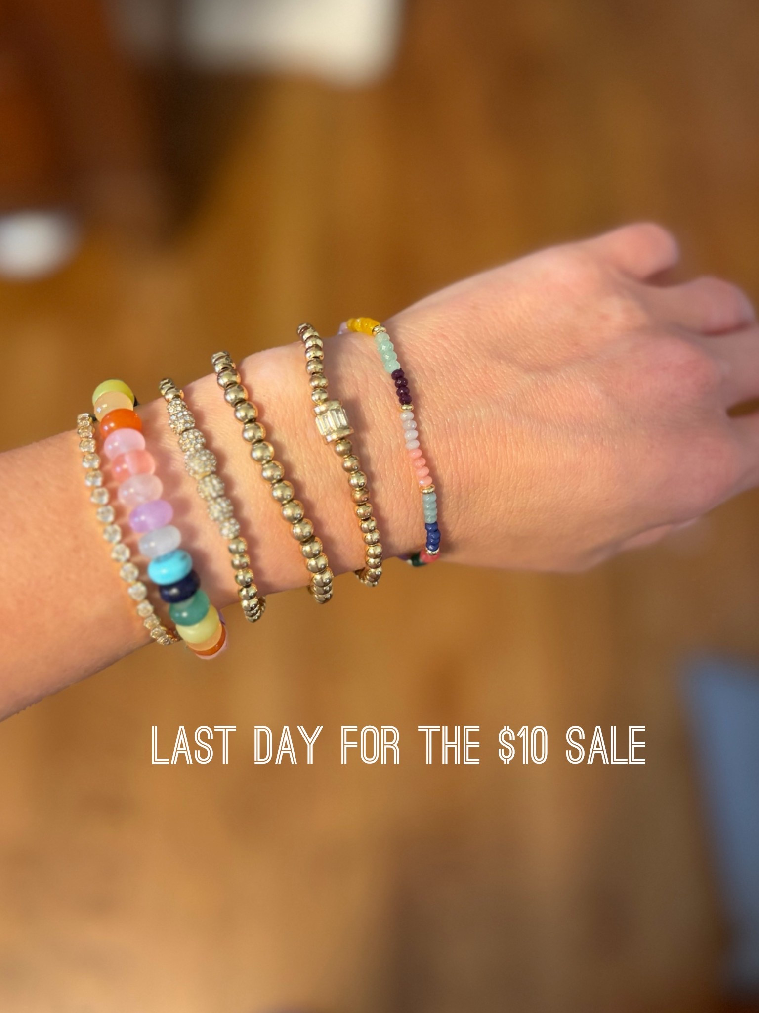 On sale - some of my faves are on sale right now for $10! 


#giftforher #LTKU #goldbracelet #braceletstack #under10 #budgetfriendly #salefinds  #baublebar #bracelet

#LTKMothersDay #LTKOver40 #LTKSaleAlert