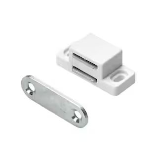 Everbilt 4.4 lbs. Magnetic Catch, White (1-Pack) 9235997 - The Home Depot | The Home Depot