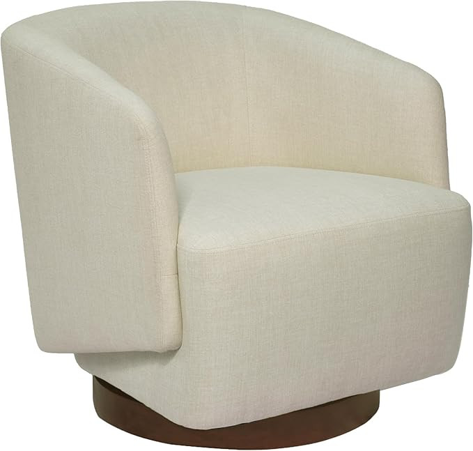 MINCETA Accent Chair,Modern Swivel Chairs for Living Room and Bedroom Reading with Wood Base,Perf... | Amazon (US)