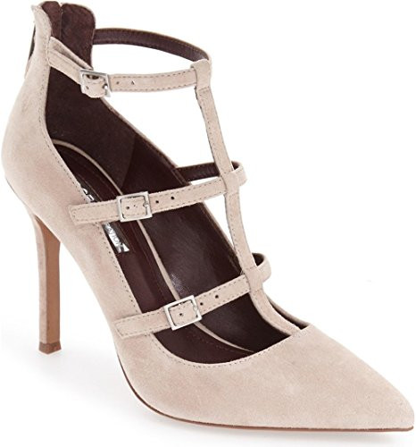 BCBGeneration TAMERRA Women Pointed Toe Suede Heels PUMICE,8 | Amazon (US)