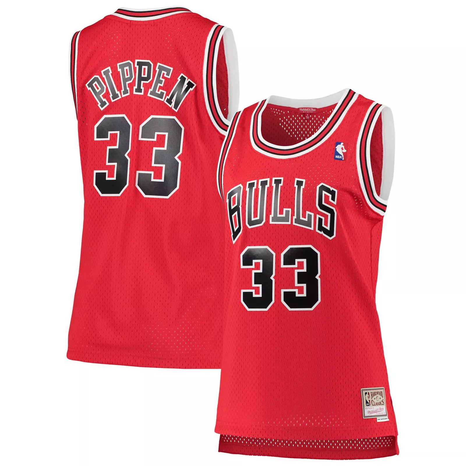 Women's Mitchell & Ness Scottie Pippen Red Chicago Bulls 1997-98 Hardwood Classics Swingman Jersey, Size: Large | Kohl's