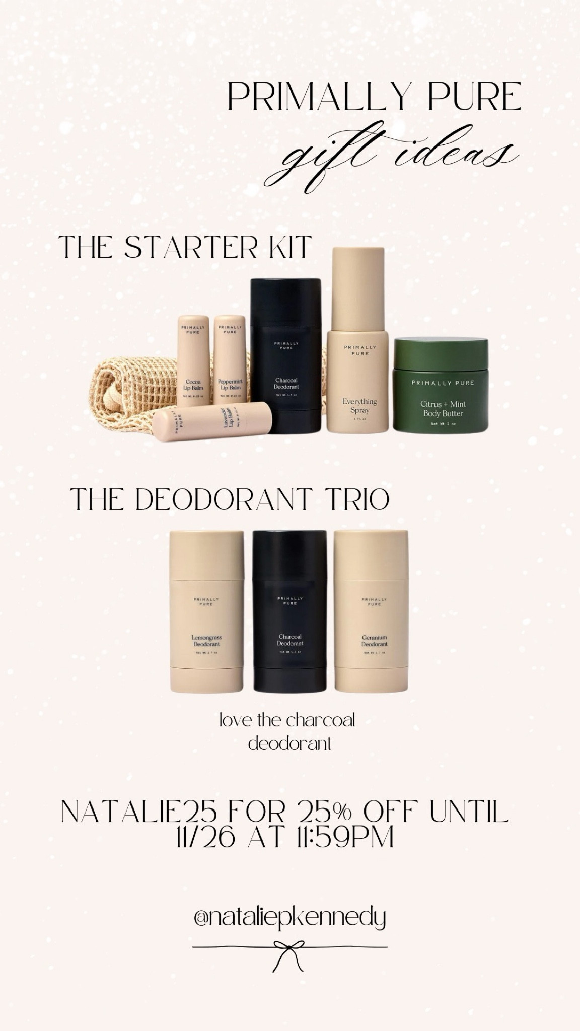 Gift Ideas from Primally Pure 🫶🏼 use code NATALIE25 until 11/26 at 11:59pm.