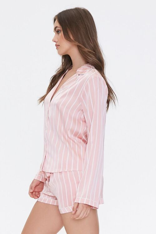 Satin Striped Print Pajama Set | Forever 21 (US)