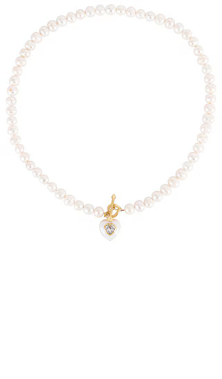 Freshwater Pearl Necklace in White | Revolve Clothing (Global)