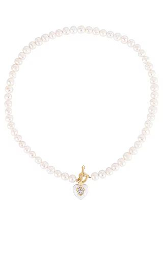 Freshwater Pearl Necklace in White | Revolve Clothing (Global)