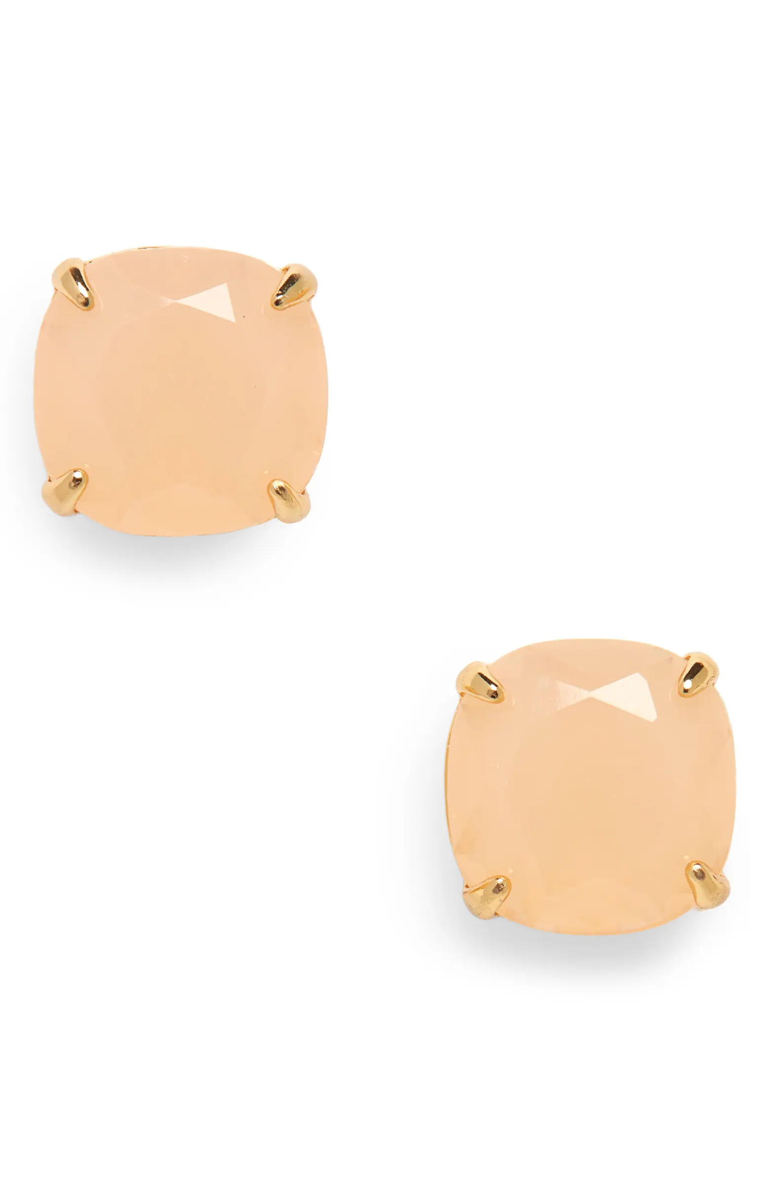 mini small square semiprecious stone stud earrings | Nordstrom