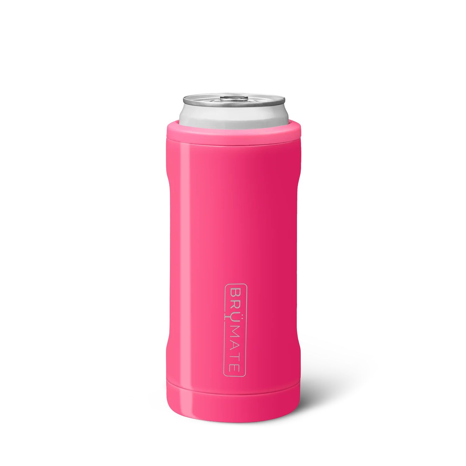Hopsulator Slim | Neon Pink | 12oz Slim Cans | Brumate