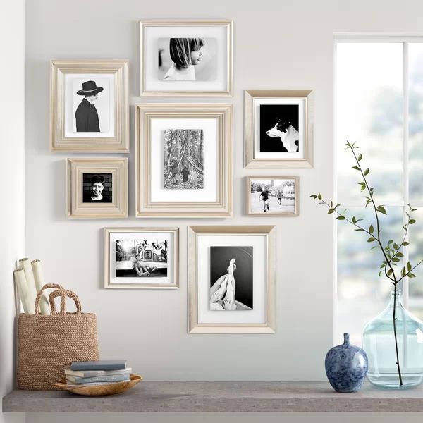 8 Piece Syston Gallery Picture Frame Set | Wayfair North America