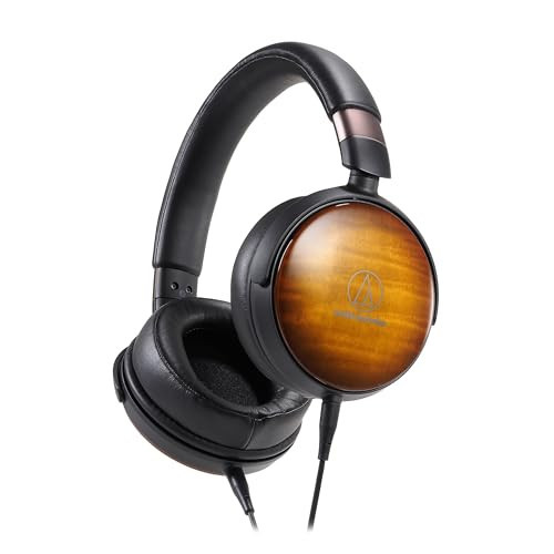 Audio-Technica ATH-WP900 Over-Ear High-Resolution Headphones, Flame Maple/Black | Amazon (US)