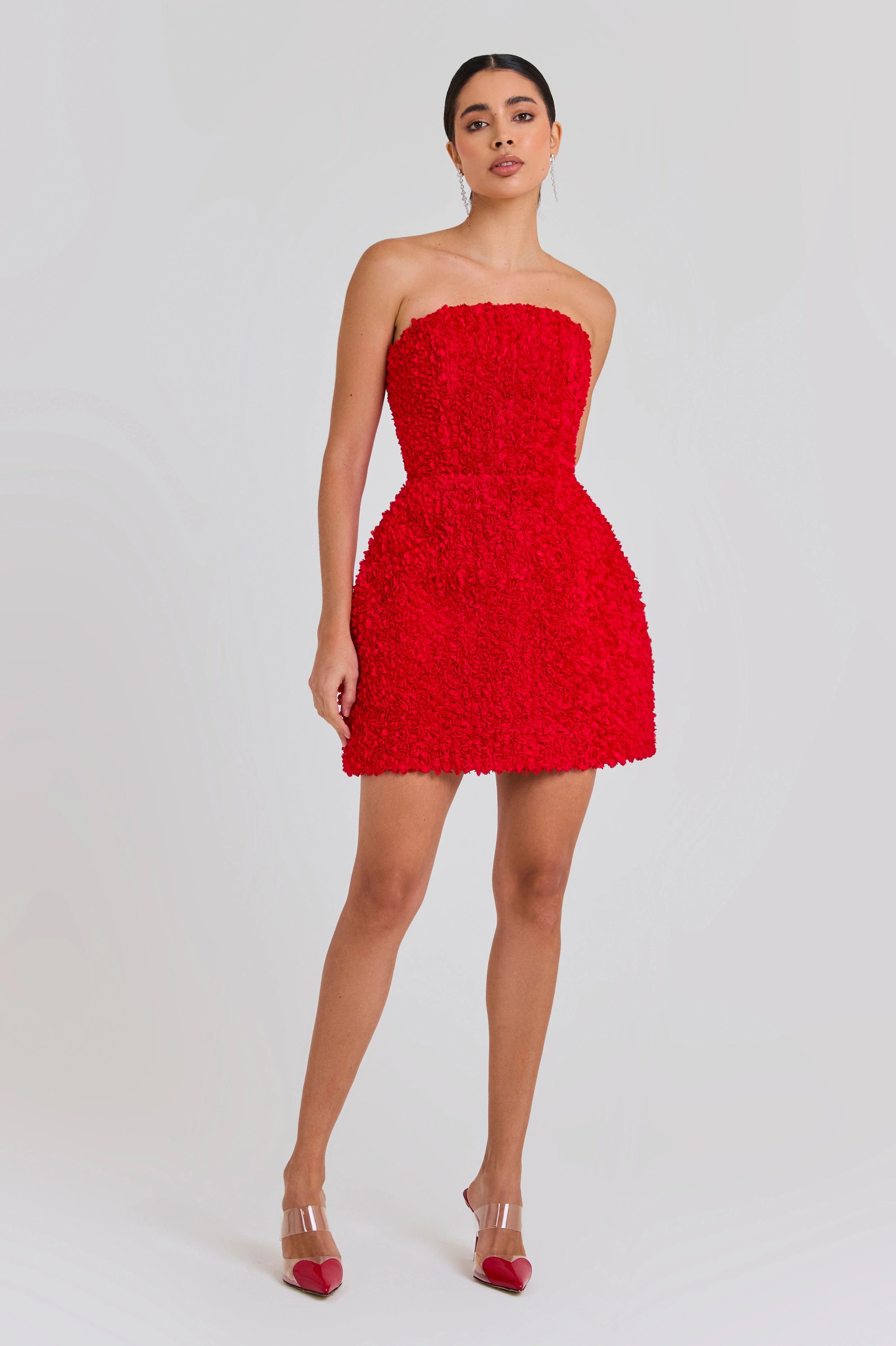 Maisy Red Dress | Nadine Merabi