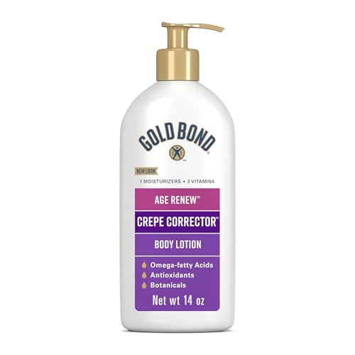 Gold Bond Age Renew Crepe Corrector Body Lotion, Replenishing & Smoothing Formula, Gold Bond Crepe Corrector Body Lotion, 14 oz | Amazon (US)