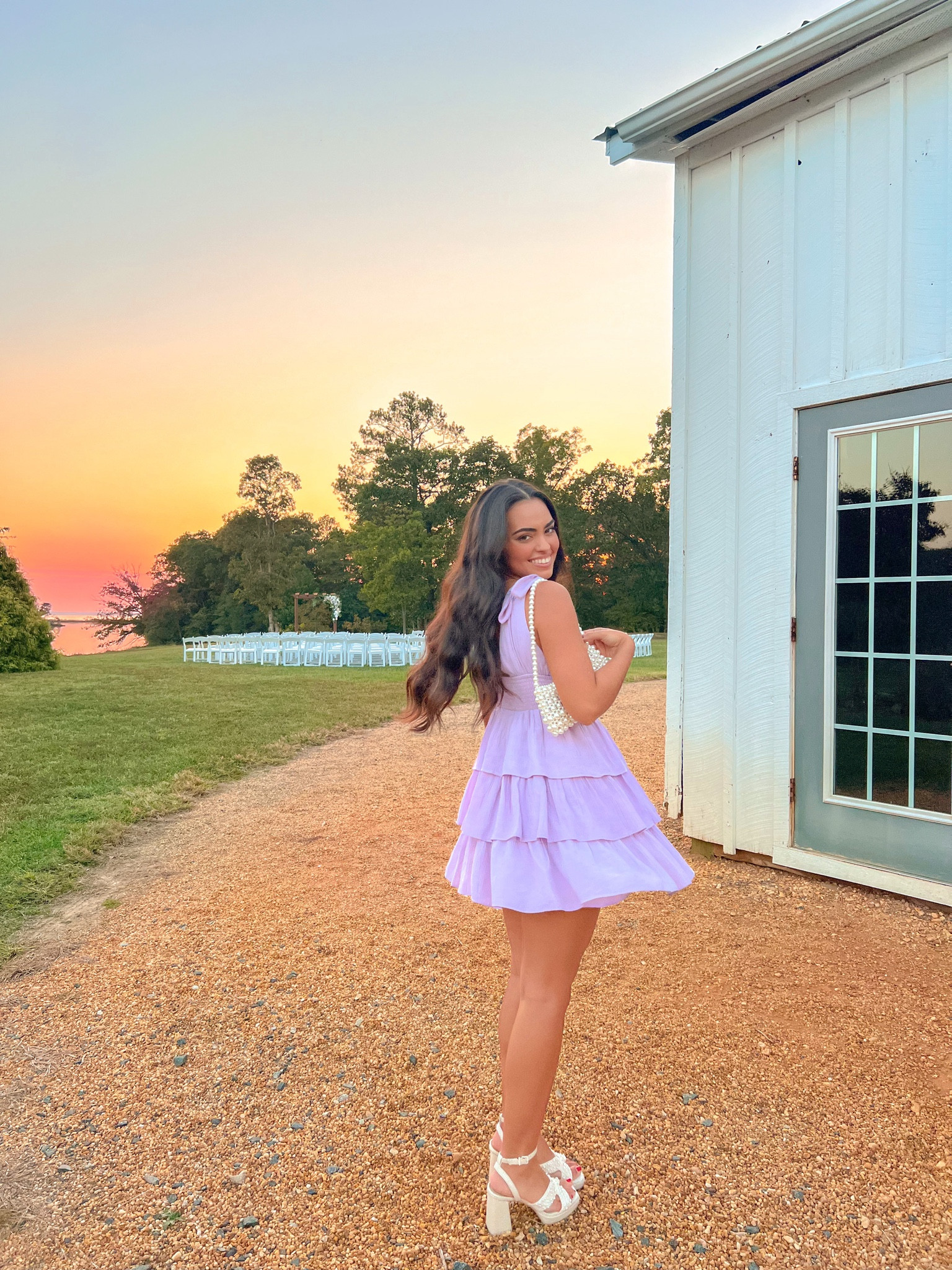 fall wedding guest💜🍁 shoes are 55% off with code FALL25

purple dress, block heel, wedding guest look, pearl bag, bridal purse, bridal shoes, cocktail dress, semi formal dress, 


#LTKSeasonal #LTKwedding #LTKshoecrush