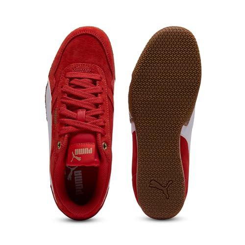 PUMA Women's Bella Donna Shoes, Red- White- Gold AH25, 9.5 Sd | Amazon (US)