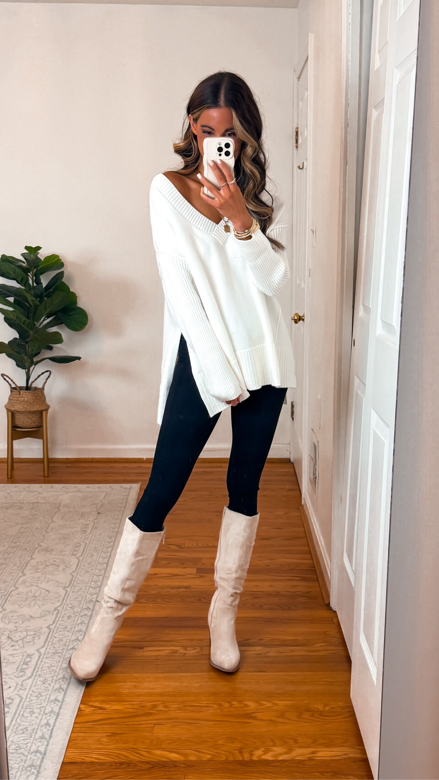 Thanksgiving outfit | holiday outfit | pullover | sweatshirt | casual outfit | fall outfit | cold weather outfit | winter outfit | boots outfit | boots 

#LTKFindsUnder50 #LTKSeasonal #LTKSaleAlert