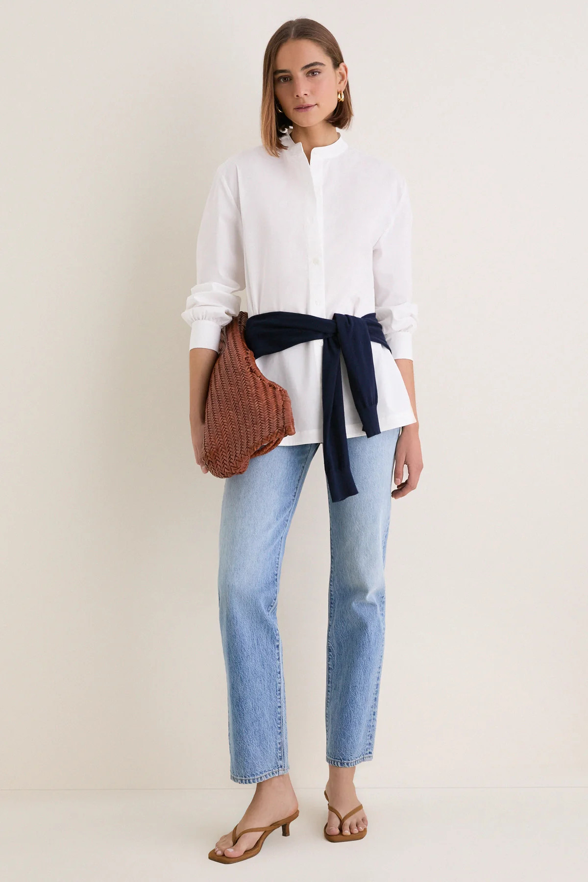 Port Stripe Camelot Collar Tunic | Tuckernuck (US)