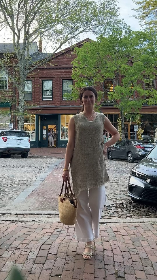 The top (not linked here) is from La Bottega di Brunella and purchased from Nomad in Nantucket  

#LTKSeasonal
