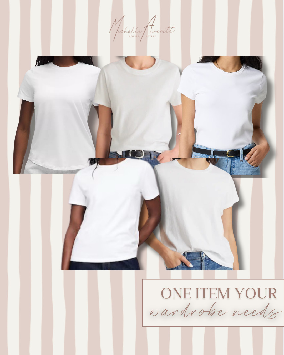 Nothing beats a staple white tee! I love the versatility this item brings to your wardrobe.

Style a white tee with a pair of jeans for an effortless, relaxed look. Throw on a sweater or jacket for an elevated, chic outfit.

basic outfit ideas, wardrobe needs, scoop neck tee, fashion over 40 

 #LTKgrwm #LTKOver40 #LTKPetite