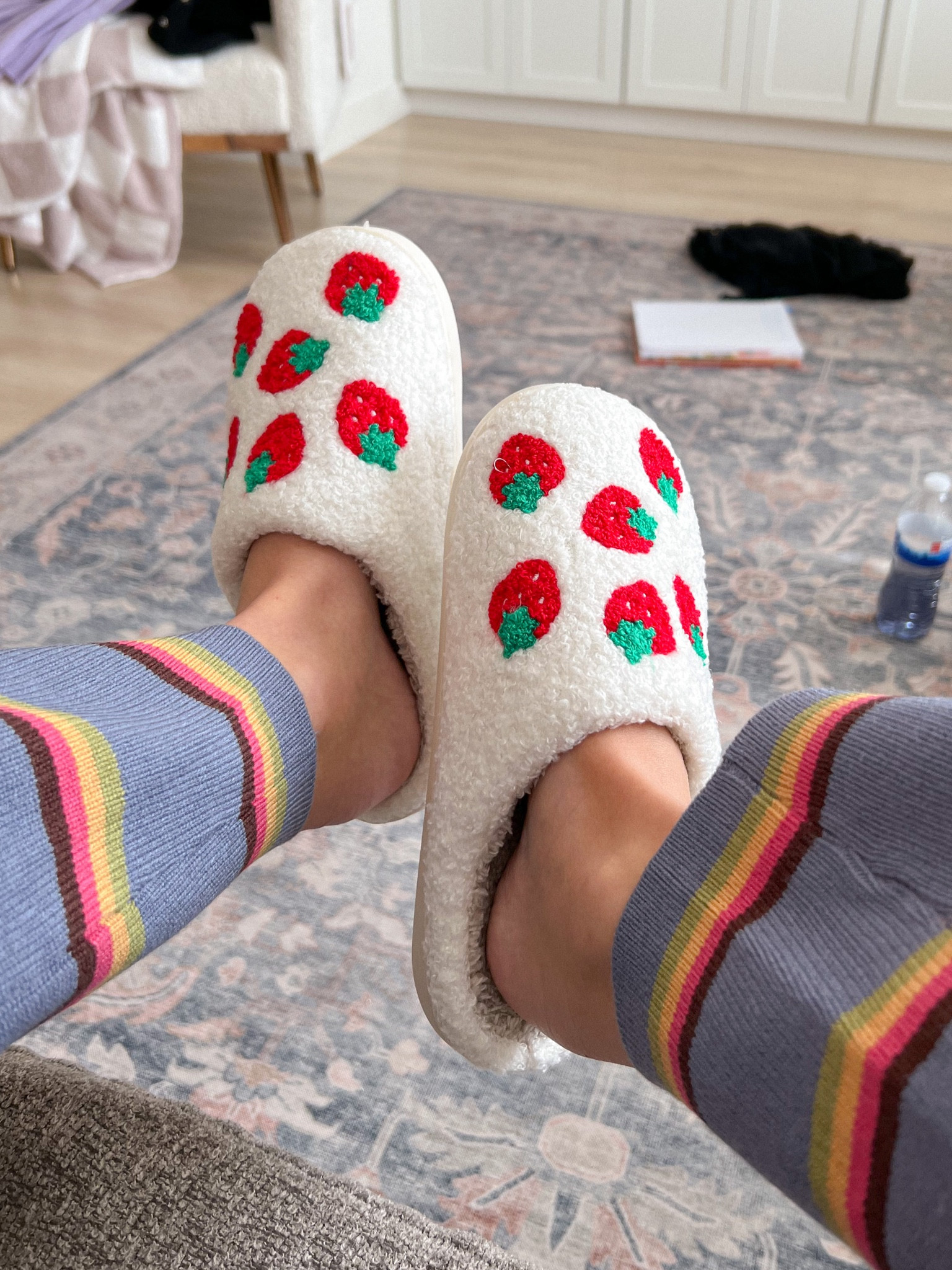 How cute are these! Definitely living my strawberry shortcake life! My inner child is healing lol! I love love love the slippers they’re so soft and comfortable🤍🤍🍓🍓
I ordered one size up and they fit perfect!

Amazon fashion find, Amazon cozy fines, Amazon slippers, comfy slippers, fuzzy slippers, women’s slippers 

#LTKSeasonal #LTKshoecrush #LTKfindsunder50