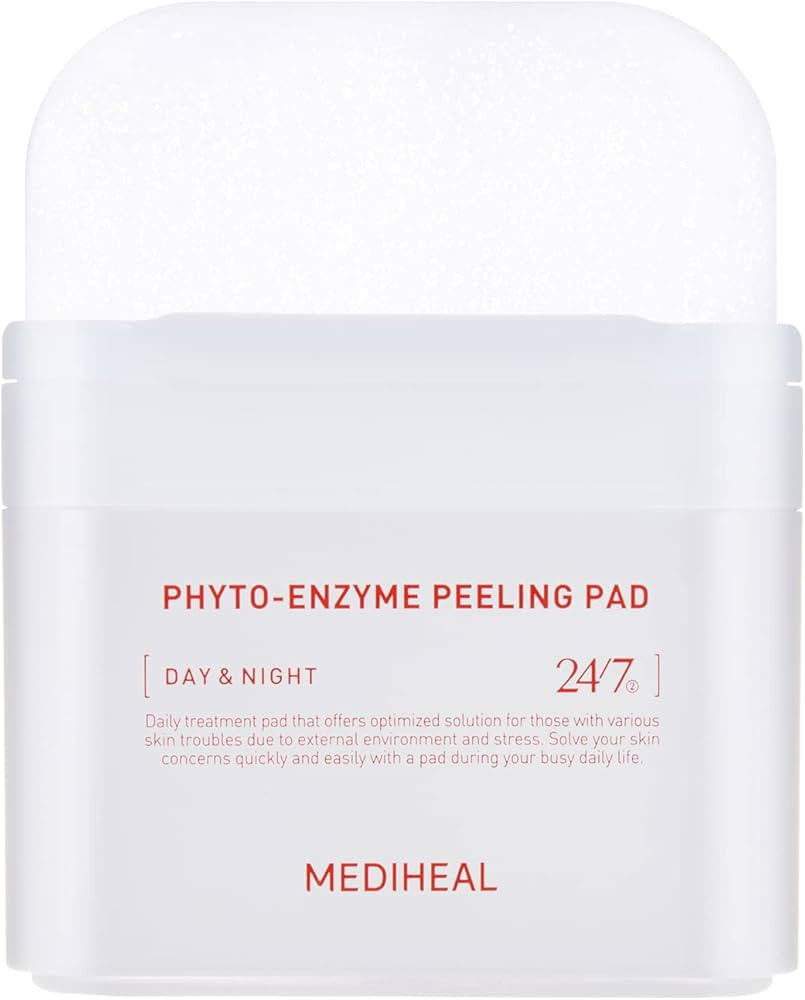 MEDIHEAL Phyto Enzyme Peeling Pad - Vegan Face Resurfacing Pore Tightening Gauze Pads with LHA & ... | Amazon (US)