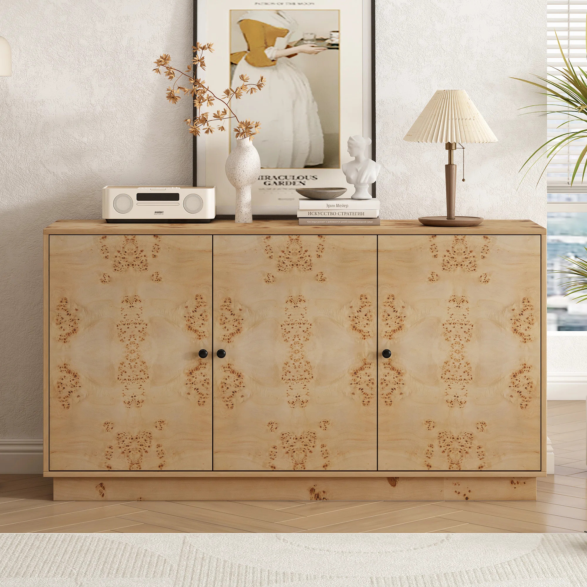 Loon Peak® Janaki 3 - Door Sideboard Cabinets | Wayfair | Wayfair North America