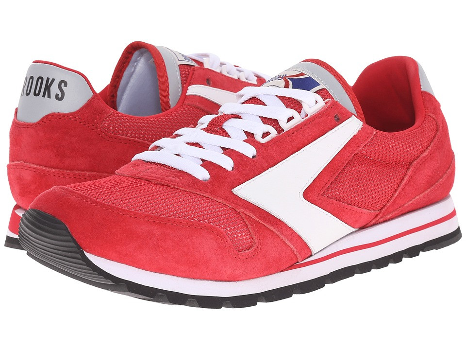 Brooks Heritage - Chariot (True Red/White) Men's Running Shoes | Zappos
