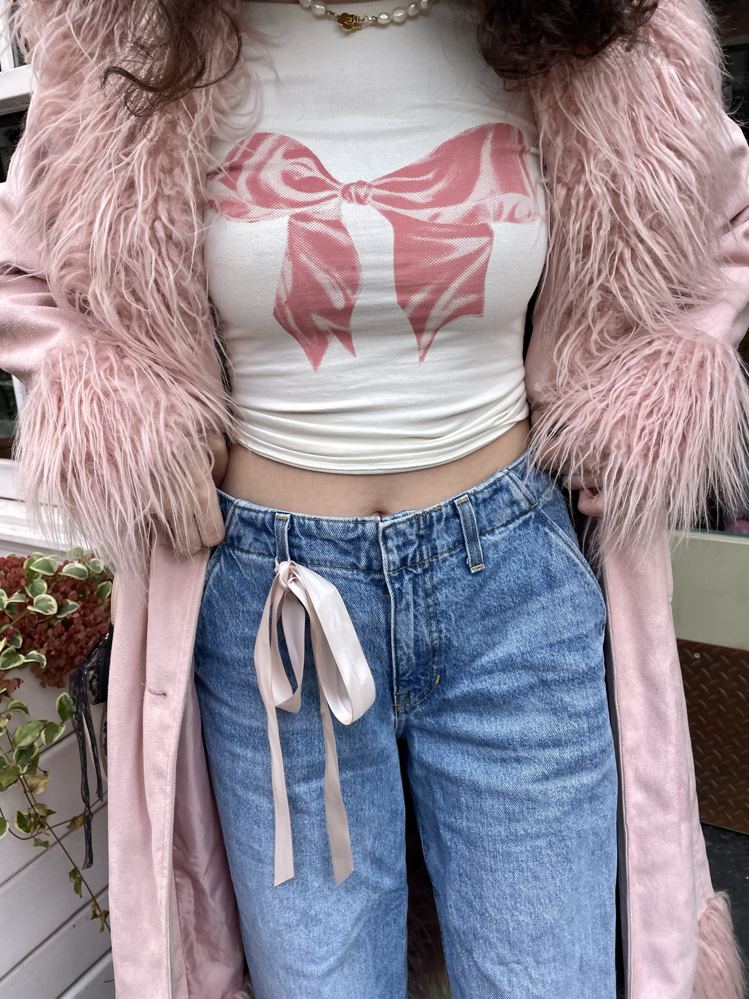 pink bow outfit in nyc 🎀 coquette, balletcore, princess aesthetic, barbiecore 

#LTKfindsunder100 #LTKSeasonal #LTKtravel