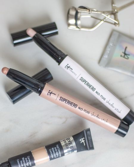 Anyone else super into cream makeup right now? For eyes, I’ve been using creamy eyeshadow sticks for an easy everyday look. They glide nicely, blend beautifully and are super soft. I love that they don’t tug on my delicate eyelids and they are waterproof and creaseless, they literally last all day! 

#LTKunder50 #LTKbeauty #LTKFind