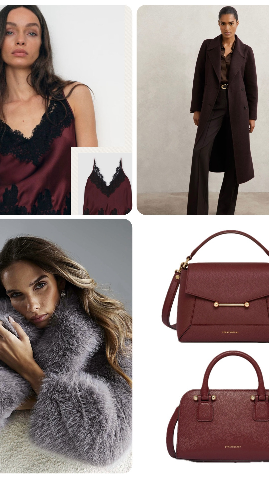 Navy, grey and burgundy work so well together in an outfit!  Here are some lovely pieces from REISS, RIVER ISLAND and STRATHBERRY.

#LTKuk #LTKstyletip #LTKwinter