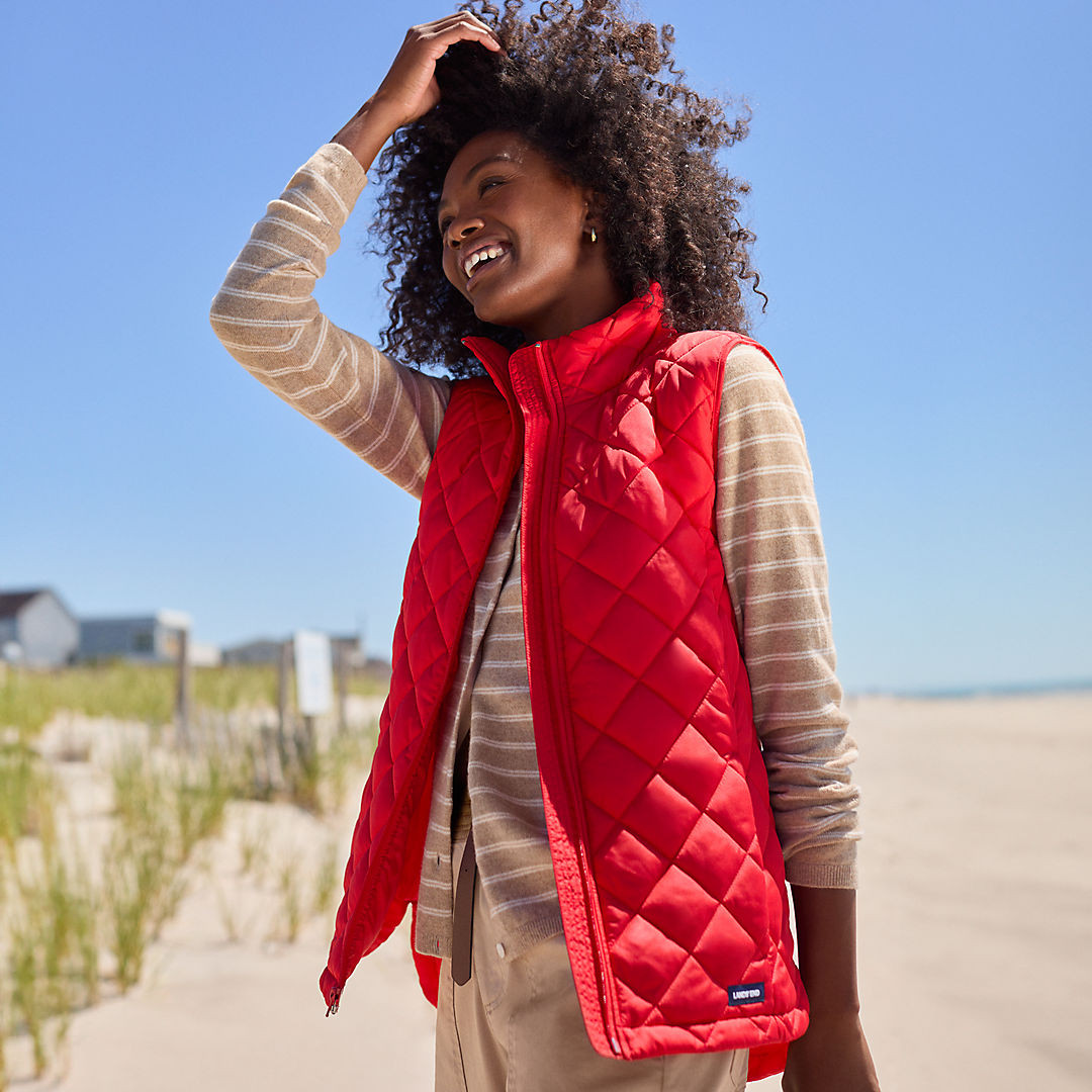 Women's FeatherFree Insulated Vest | Lands' End (US)