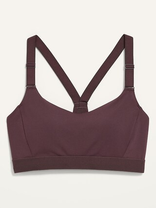 Medium Support PowerSoft Adjustable-Strap Sports Bra 2X-4X | Old Navy (US)