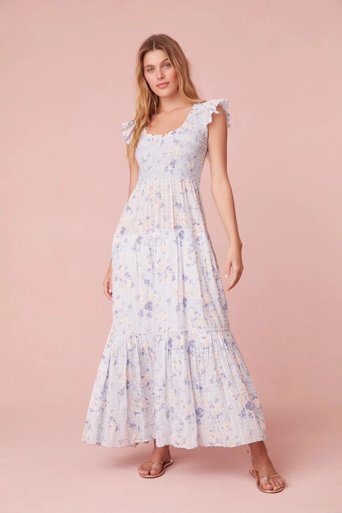 Chessie Cotton Maxi Dress | LOVESHACKFANCY