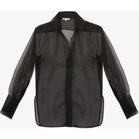 Sheer relaxed-fit silk shirt | Selfridges