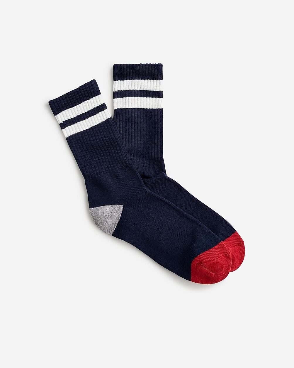 Athletic crew socks in gym stripe | J. Crew US