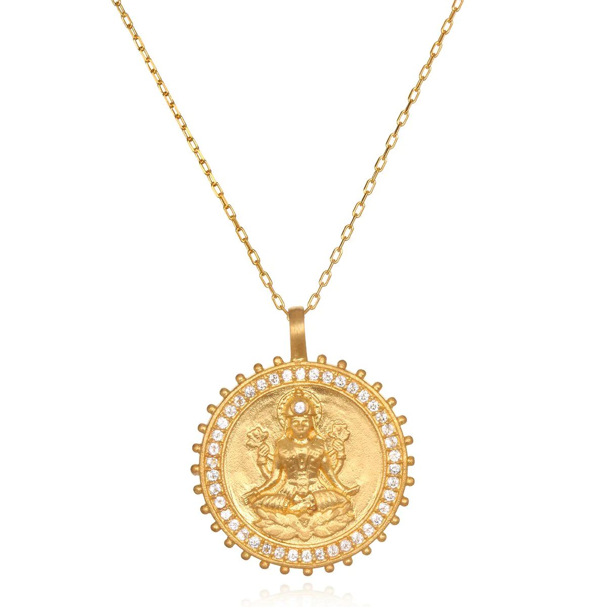 Lakshmi Hindu Goddess, Abundance Necklace | Satya Jewelry