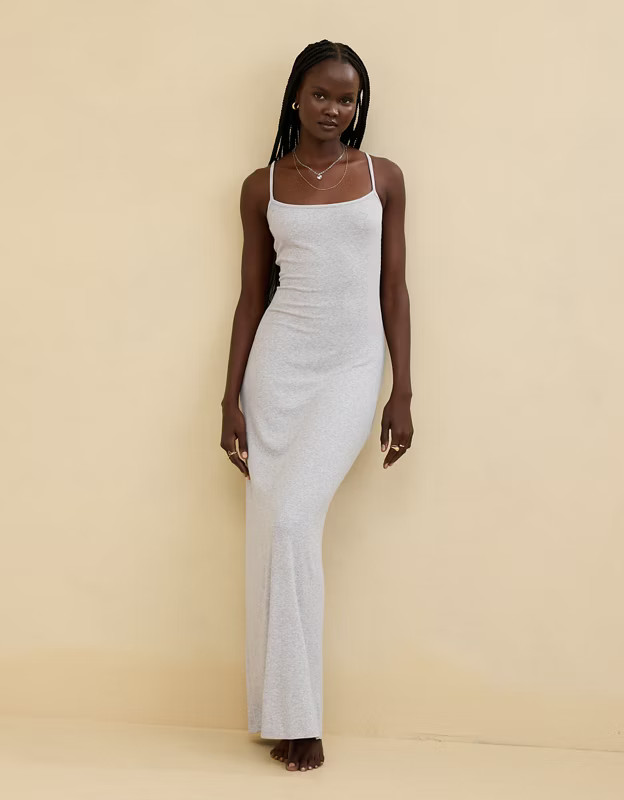 Aerie Real Soft Stretch Bodycon Maxi Dress | Aerie