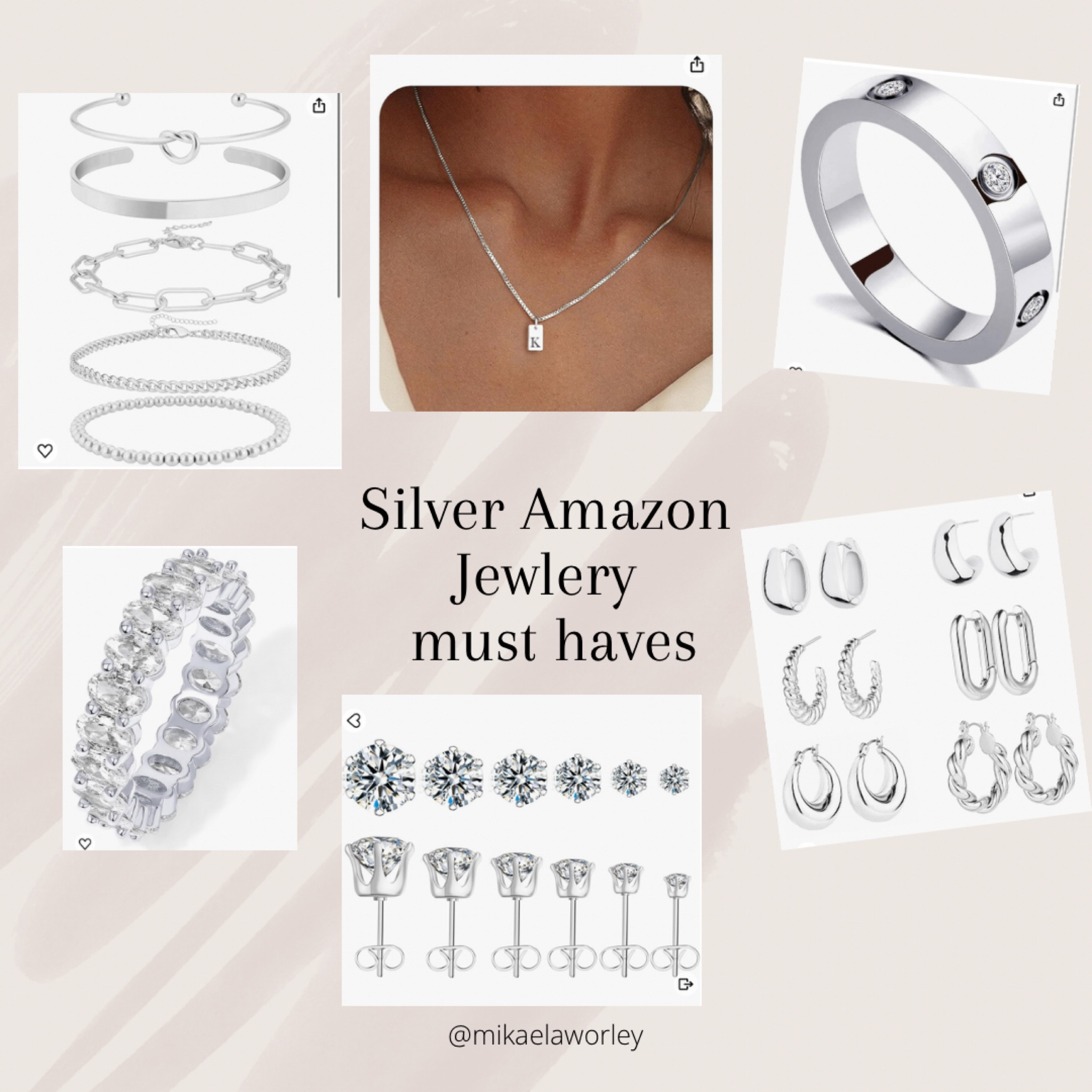 Silver jewelry from Amazon must haves!! 


Rings, ring stacks, earrings, necklaces, 

#LTKSaleAlert #LTKFindsUnder50
