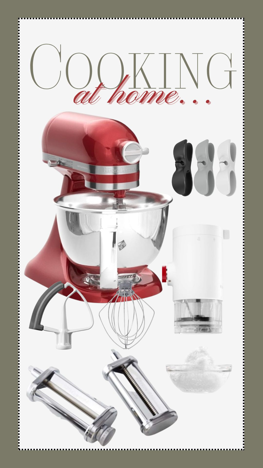 In an effort to expand my personal cookbook...👩‍🍳⏲️✨ 

kitchenaid, kitchen aid, kitchenaid mixer 

 #LTKOver40 #LTKHome #LTKSaleAlert