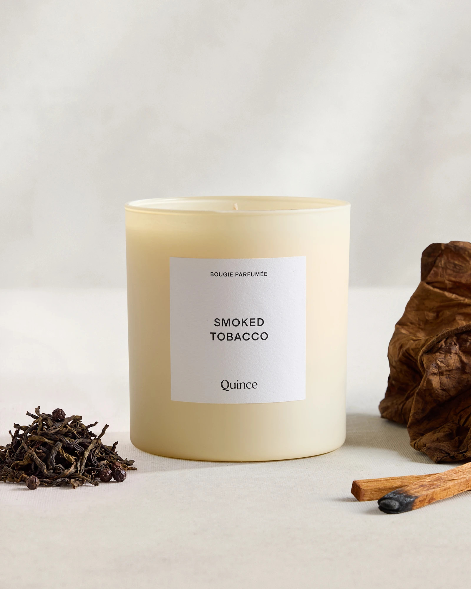 Quince | Smoked Tobacco Candle, Plant-Based Wax | Quince